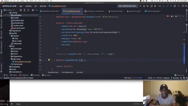 Symfony 5 - Faire un QrCode смотреть онлайн