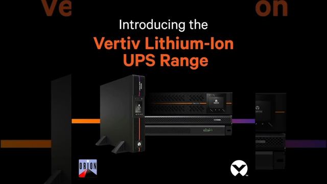 Vertiv Lithium-Ion UPS Range смотреть онлайн