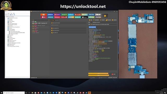 LG Q6 X600S X600L X600K Erase Frp + LG Q6 Test Point EDL One Click By UnlockTool - 30.10.2021