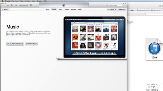 Install iphone ipa app via iTunes.mp4 смотреть онлайн