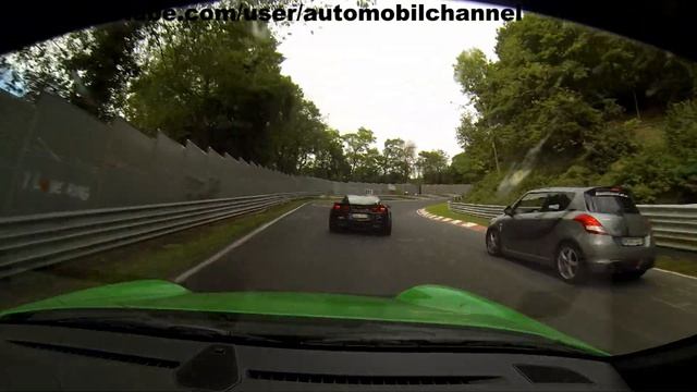 Nordschleife Nürburgring Porsche 997 GT3 RS VS Corvette C6 смотреть онлайн