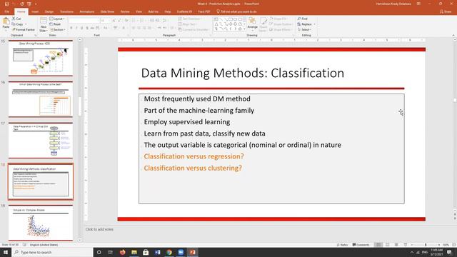 BAN 5573 section 1, Mar/15/2021, basics of predictive analytics смотреть онлайн