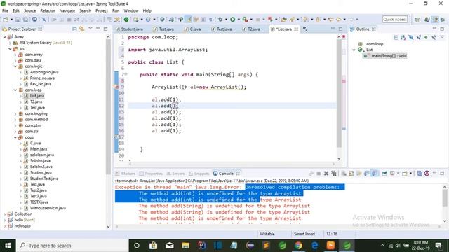 ArrayList in java #java collection смотреть онлайн