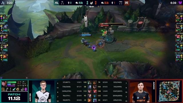 XL vs FNC | Неделя 2 День 2 | 2021 LEC Летний сплит | Excel vs. Fnatic смотреть онлайн