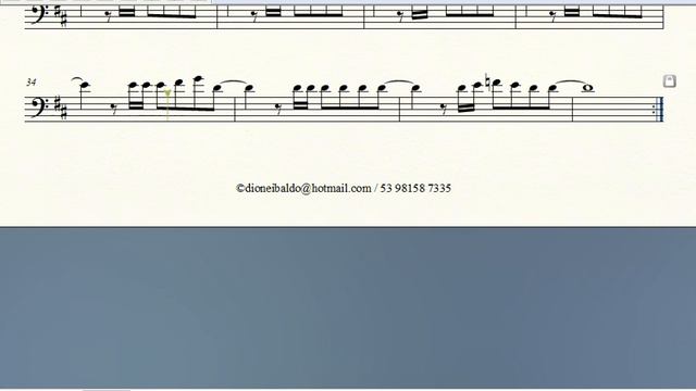 Partitura QUANDO O VENTO SOPRAR - Tino - Trombone смотреть онлайн