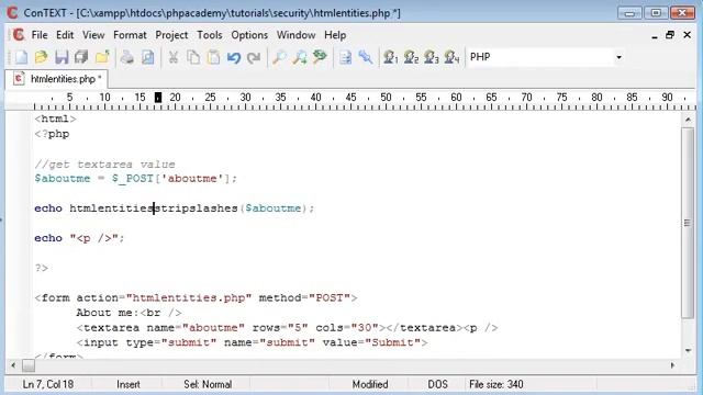 PHP Expert Tips 291 Form Data Display and Security смотреть онлайн