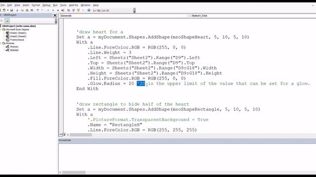 AutoCADing Excel Macro (Draw Glowing Heart Shape) with VBA Coding смотреть онлайн