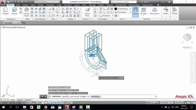 3D drawing using Autocad 2014 | Final exam, page 44 смотреть онлайн