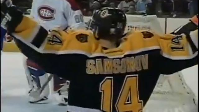 Sergei Samsonov nice goal against Habs in game 4 (2002) смотреть онлайн