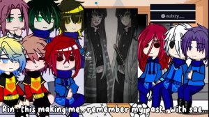 blue lock react to isagi as muichiro // bllxkny // 1/? // #gachaclub