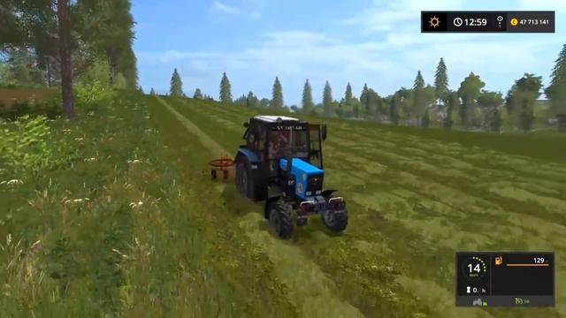 Farming Simulator 2017 ТРАКТОР МТЗ 82 1 ГРАБЛИ ГН 4 5 смотреть онлайн