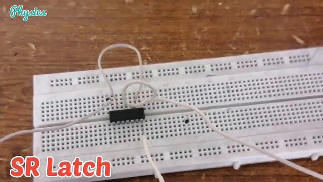 Sr Latch Bs physics 7 Smester Electronics Practical смотреть онлайн