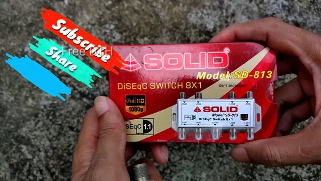 8×1 DiSEqC switch for multiple satellite connection DiSEqC-1.1 смотреть онлайн