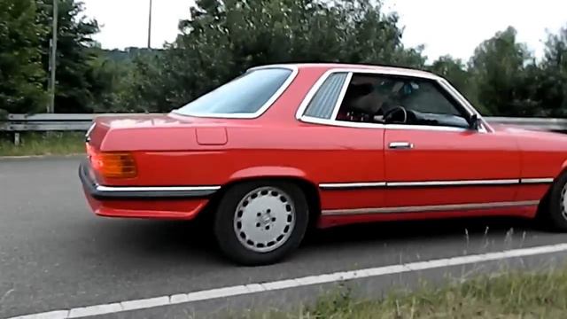 Mercedes Benz 350 SLC soundcheck V8 1972 смотреть онлайн