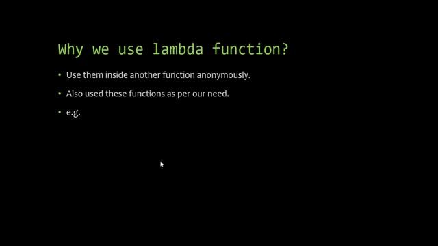 Python - lambda function смотреть онлайн