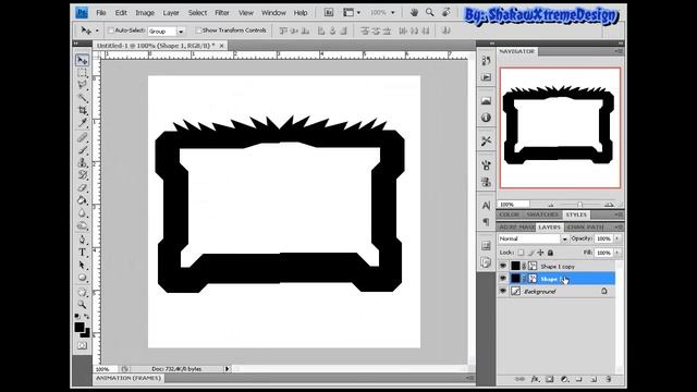 Como fazer Molduras/Bordas no PhotoShop Cs4! смотреть онлайн