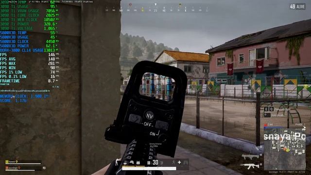 PUBG 1440P Maxed Out Settings Odyssey Neo G8 240Hz + 5800X3D + 3090 Ti Graphics Update DirectX 12 смотреть онлайн