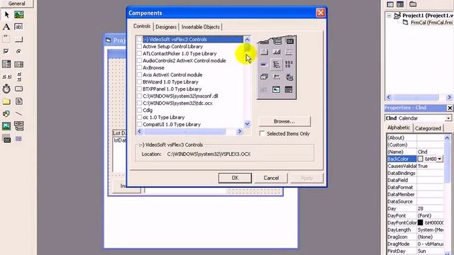 Programming Tutorial VB 6 Calender смотреть онлайн