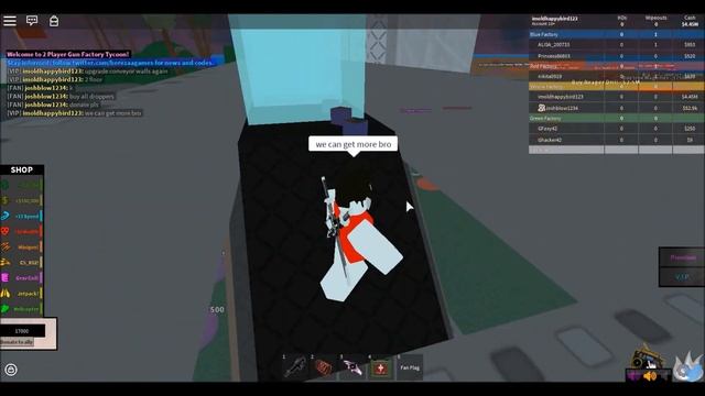 2 Player Gun Factory Tycoon Money Glitch смотреть онлайн