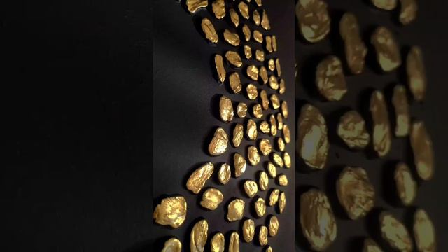 unique wall putty creation on canvas #beautiful texture art #easy#simple plaster painting kese bana смотреть онлайн