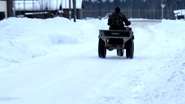 Самодельный трицикл/Покатушки на самодельном трицикле