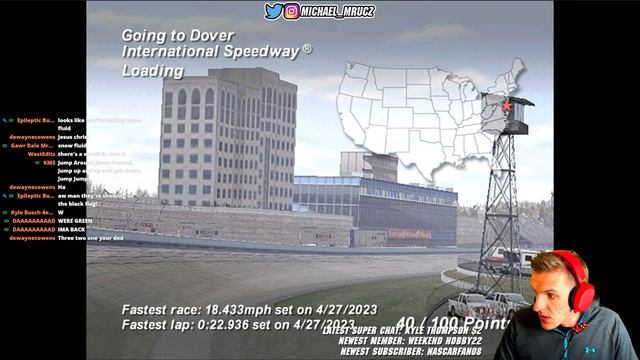 ? SIMULATING DOVER ON A 20 YEAR OLD GAME // NASCAR: Dirt to Daytona LIVE смотреть онлайн