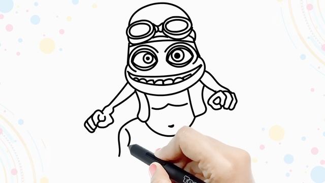 Drawing and Coloring an Exciting Crazy Frog ?? Drawings for Kids смотреть онлайн