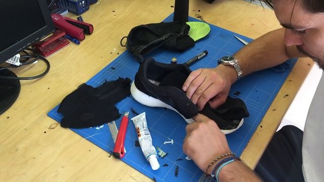 NIKE ROSHE Mesh (hole) Repair - FIX DIY смотреть онлайн