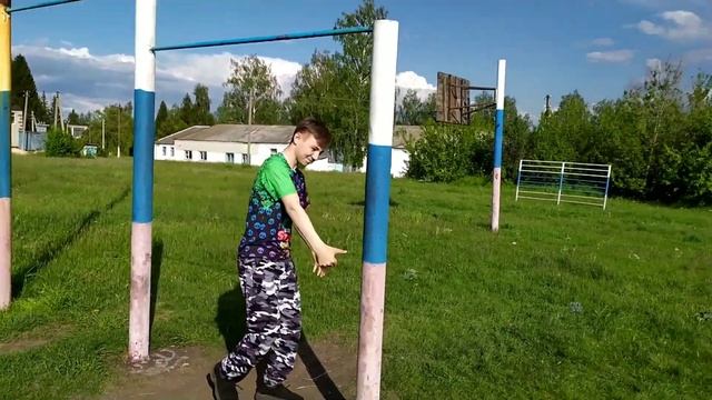 УЧИМСЯ ВЫХОД НА ДВЕ, 360 И ОФИЦЕРСКИЙ/ТРЕНИРУЕМ ЭЛЕМЕНТЫ НА ТУРНИКЕ смотреть онлайн