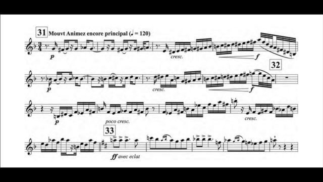 Saxophone Excerpt - "Dionysiaques" by Florent Schmitt смотреть онлайн