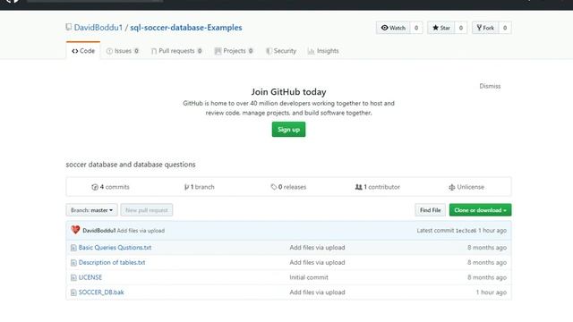 SOCCER DATABASE Examples on ms sql server смотреть онлайн