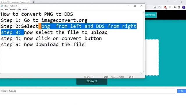How to convert PNG to DDS смотреть онлайн