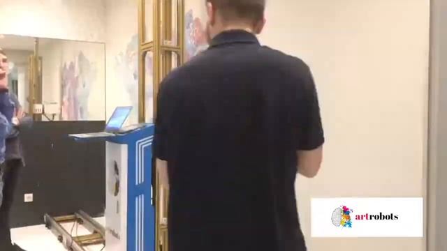Artrobots печать на стенах / вертикальная печать / робот принтер / Брызги смотреть онлайн