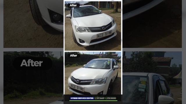 ⚒?Toyota Corolla Fielder Post Accident Repair In Nakuru⚡️