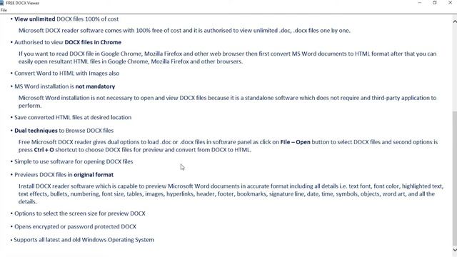 How To Open And View DOCX File Without Microsoft Word ?