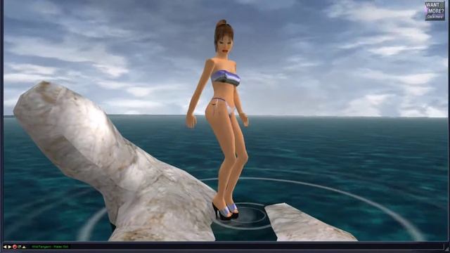 Winamp Watergirl Visualization From Winamp 3.0 On Winamp 5.666 HD