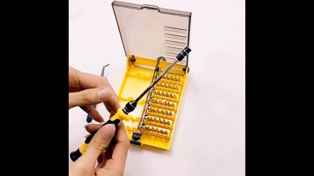 45 In 1 Mini Magnetic Screwdriver Set Phone Mobile Ipad Camera Maintenance Tool Torx Precision смотреть онлайн