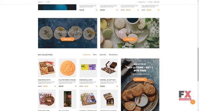 Sweet Shop Responsive OpenCart Template TMT Warner Ivor смотреть онлайн
