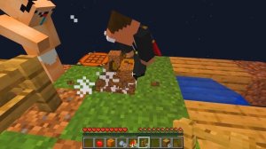 НЕРЕАЛЬНОЕ ВЫЖИВАНИЕ ВТРОЁМ НА ОДНОМ БЛОКЕ В МАЙНКРАФТ! ЕНОТИК НУБ И ПРО НА 1 БЛОКЕ MINECRAFT