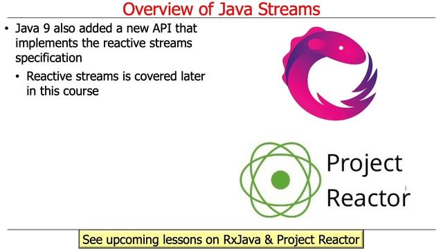 Overview of Java Streams смотреть онлайн