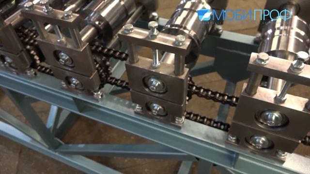 Станок для производства евроштакетника Мобипроф СПО 05 17x120 смотреть онлайн