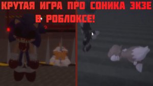 крутая игра про соника экзе в роблоксе!