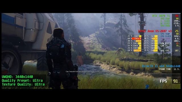 RTX 3070 Ti & Xeon E5-2697 V3 - Outriders