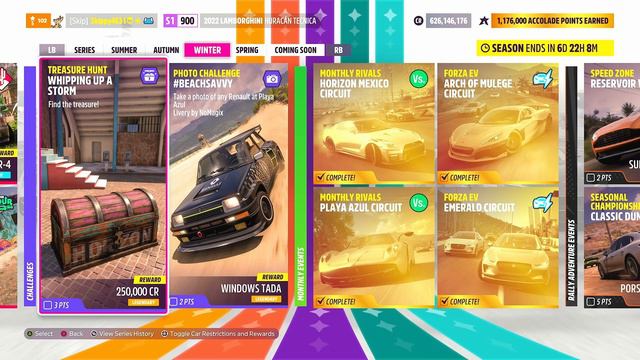 Forza Horizon 5-Treasure hunt WHIPPING UP A STORM-Winter treasure hunt Series 29 смотреть онлайн