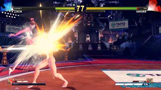 Street Fighter V: CE Lucia vs Sakura PC Mod #4 смотреть онлайн