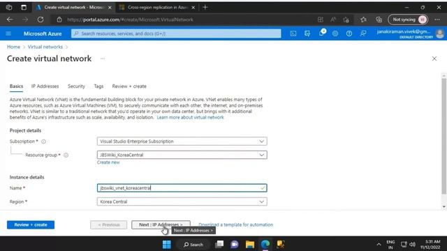 SQL Server Always On Series- Configure Resource Group, Virtual Network, Subnet for Azure VM- Part 2 смотреть онлайн