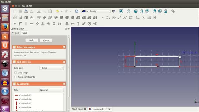 Tutorial de Freecad (18/40): Aplicando restricciones смотреть онлайн