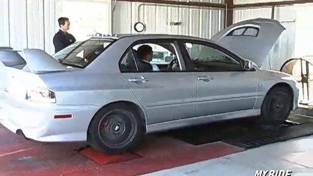 Mitsubishi Lancer Evolution IX Dyno Test смотреть онлайн