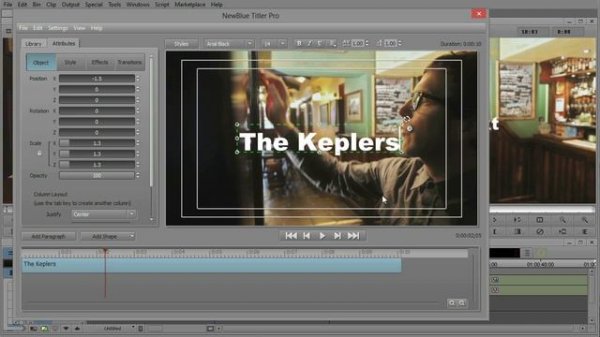 NewBlue Titler Pro for Media Composer Basics 1 of 3