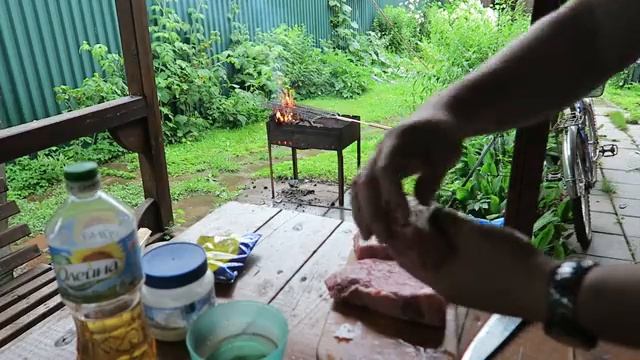 Офигенно Вкусный Стейк Из Говядины На Мангале Рецепт смотреть онлайн